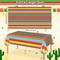 Cinco de Mayo Disposable Plastic Tablecloth – 54" x 108" Mexican Fiesta Printed Table Cover for Party Decorations, Indoor & Outdoor Taco Night & Holiday Supplies